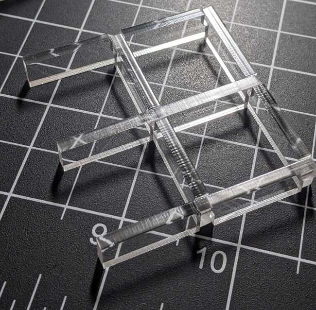 Laser Cut interlocking orthogrid