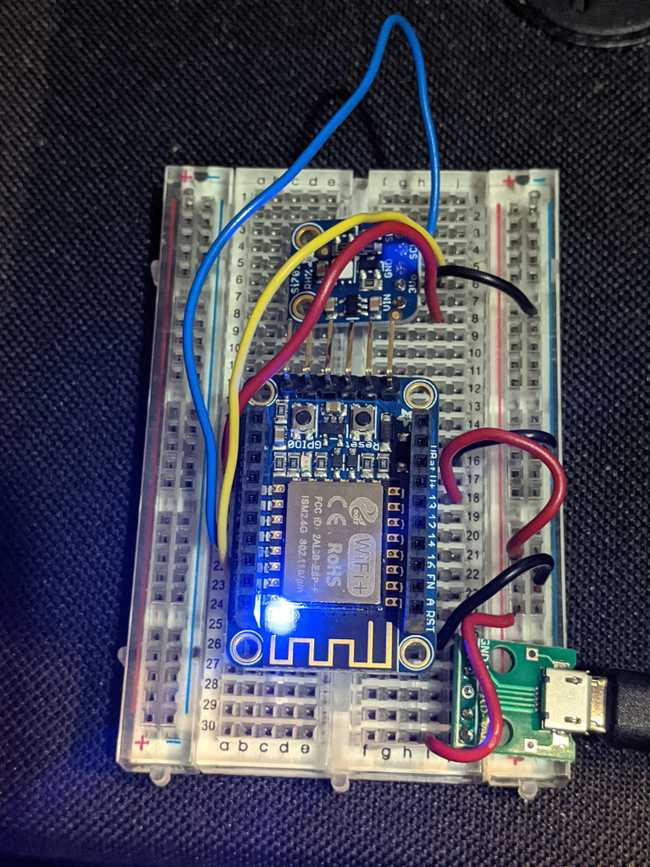 Picture of my ESP8266 running ESPhome